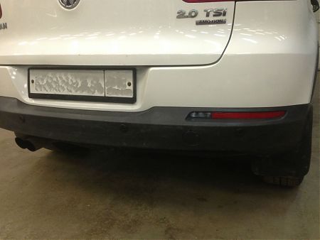 Задний бампер Volkswagen Tiguan после ремонта и покраски